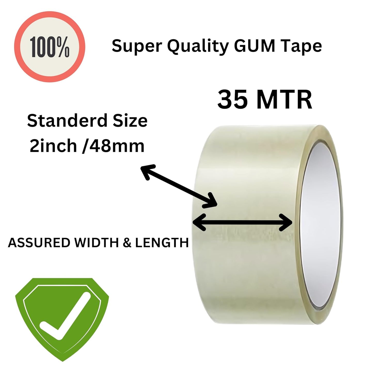 Transparent Tapes 3 Inch