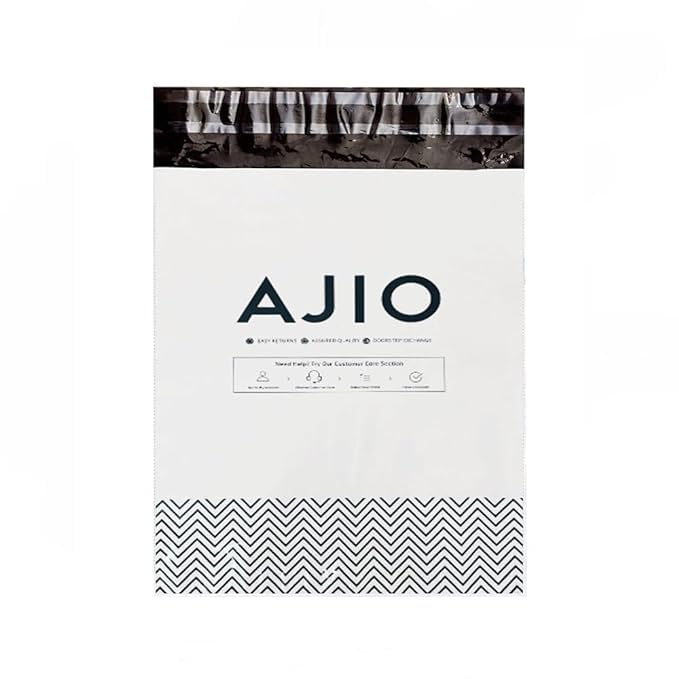Ajio Printed Courier Bags - 52 Micron
